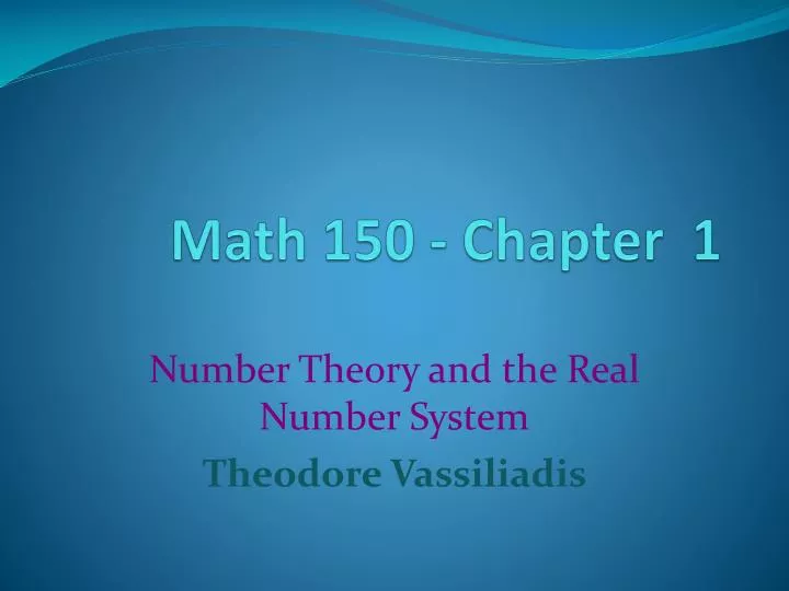 math 150 chapter 1