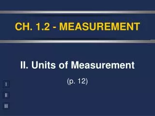 ch 1 2 measurement