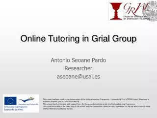 Online Tutoring in Grial Group