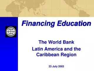 Financing Education