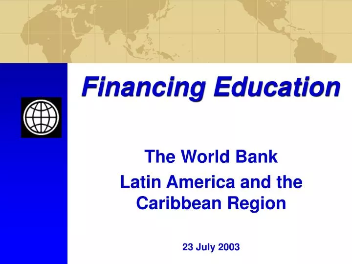 financing education