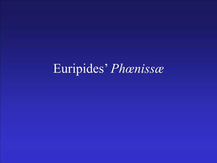 euripides ph niss