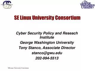 SE Linux University Consortium
