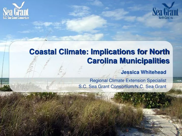 coastal climate implications for north carolina municipalities