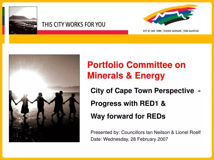 portfolio committee on minerals energy