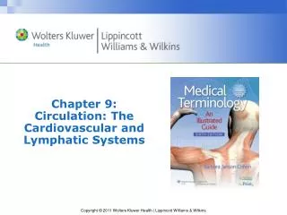 Chapter 9: Circulation: The Cardiovascular and Lymphatic Systems