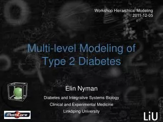Multi-level Modeling of Type 2 Diabetes