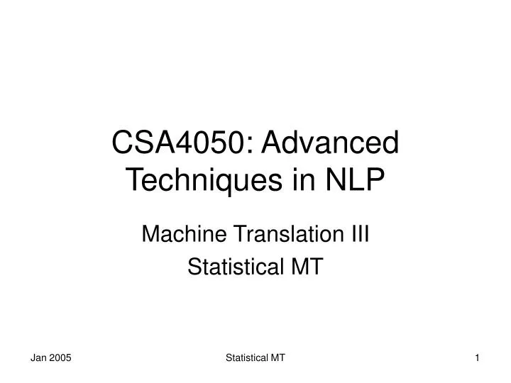 csa4050 advanced techniques in nlp