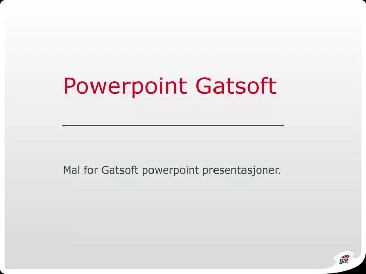 powerpoint gatsoft