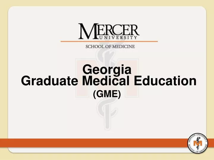 georgia graduate medical education gme