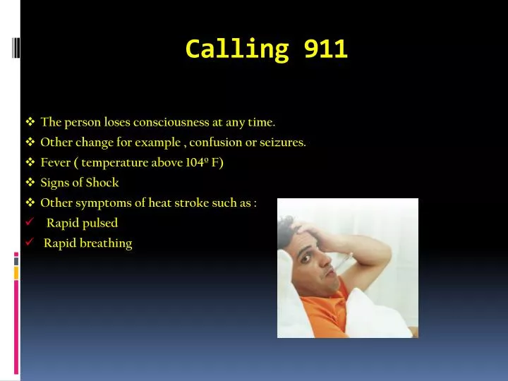 calling 911