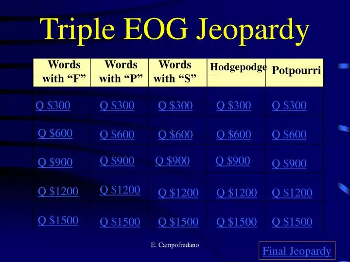 triple eog jeopardy