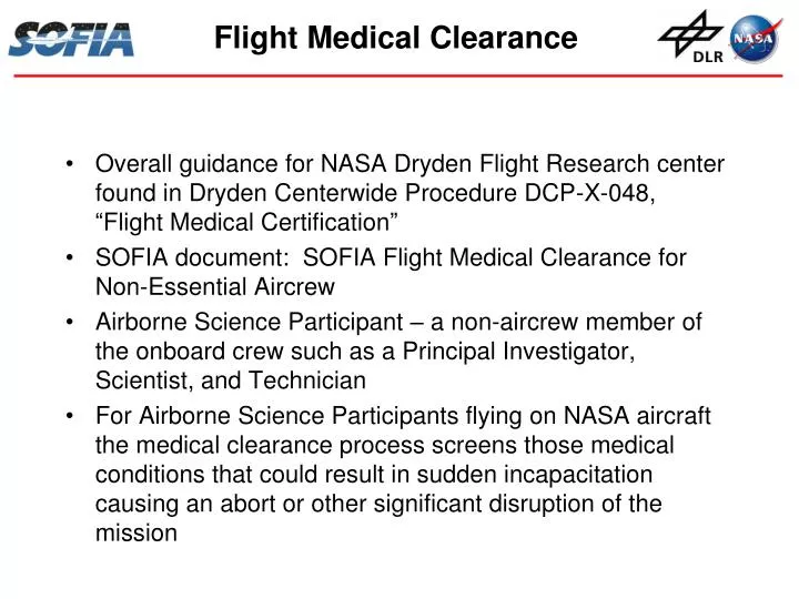 flight medical clearance