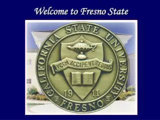Welcome to Fresno State