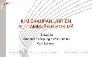 ihmiskaupan uhrien auttamisj rjestelm