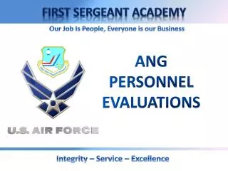 ANG PERSONNEL EVALUATIONS