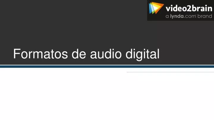 formatos de audio digital