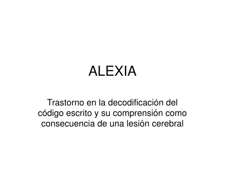 alexia