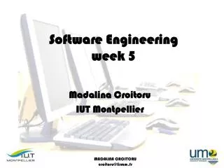 Software Engineering week 5