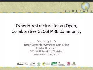 Cyberinfrastructure for an Open, Collaborative GEOSHARE Community