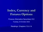 Index, Currency and Futures Options - slide 1