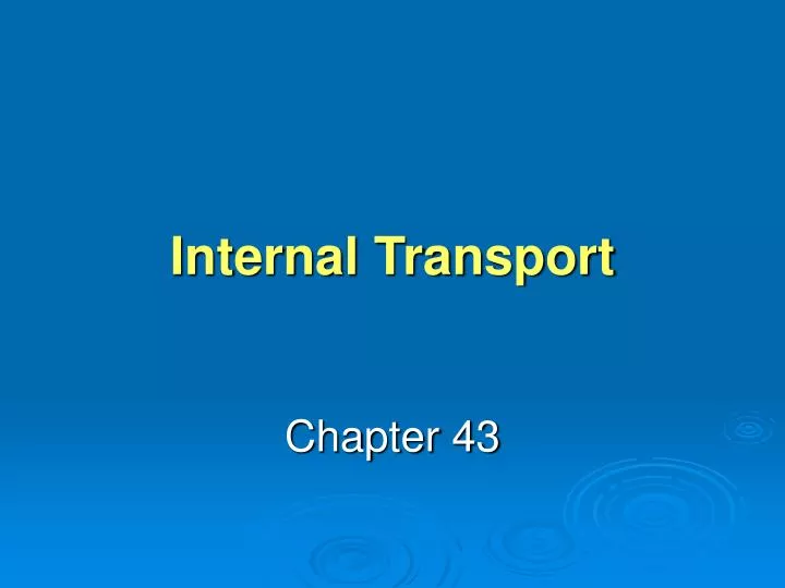 internal transport