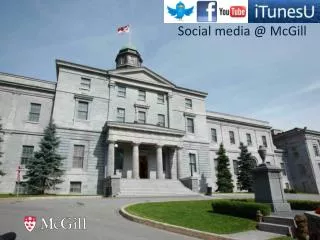 Social media @ McGill