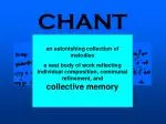 CHANT - slide 1