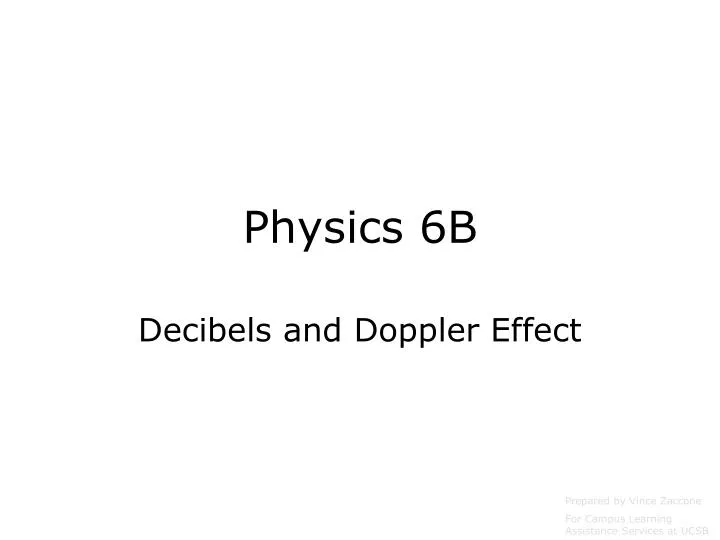 physics 6b