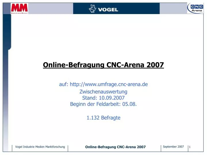 online befragung cnc arena 2007