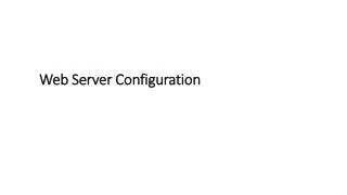 Web Server Configuration