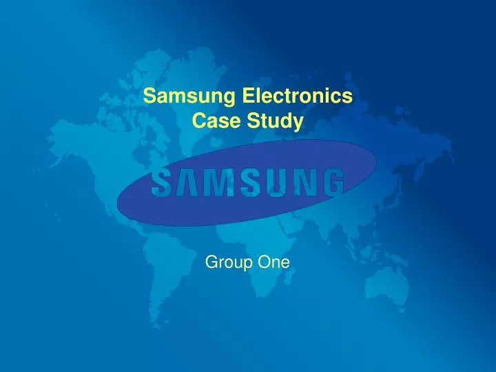 samsung electronics case study