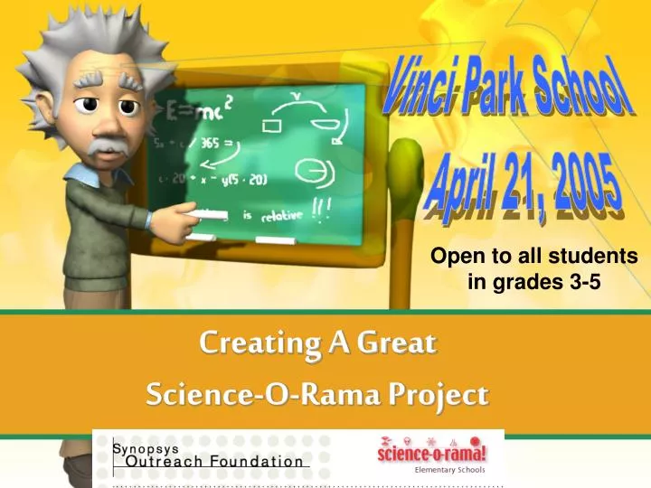 creating a great science o rama project