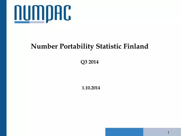 number portability statistic finland q3 2014