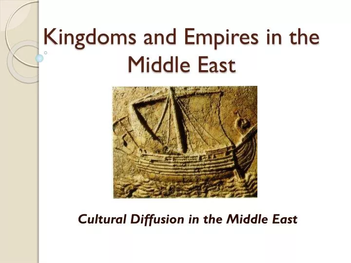 kingdoms and empires in the middle east