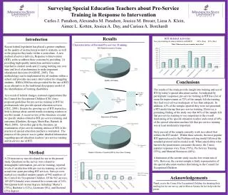 Surveying Special Education Teachers about Pre-Service Training in Response to Intervention