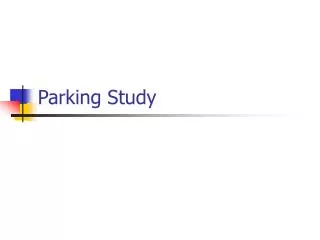 Parking Study