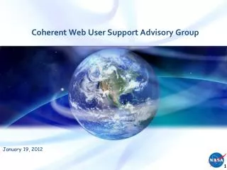 Coherent Web User Support Advisory Group