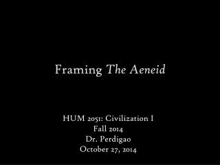 Framing The Aeneid