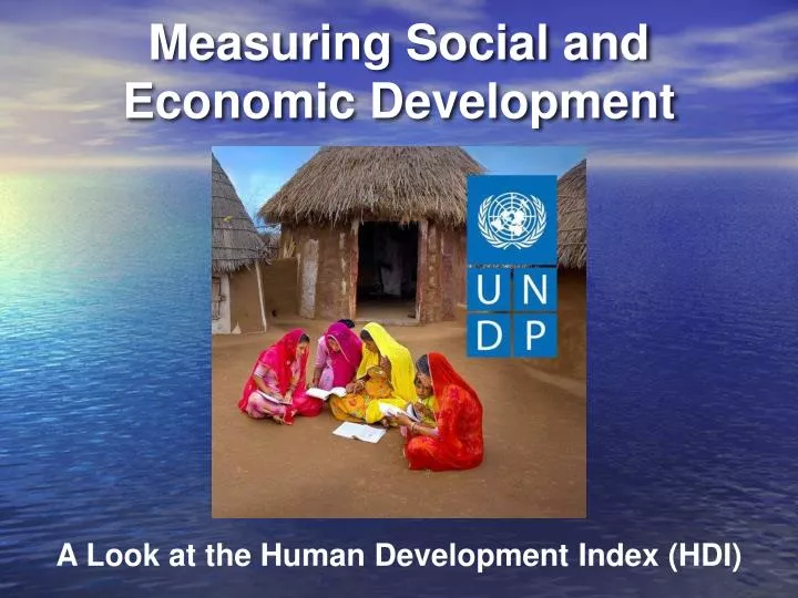 measuring social and economic development