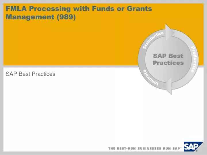 fmla processing with funds or grants management 989
