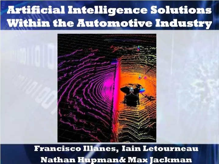 artificial intelligence solutions within the automotive industry
