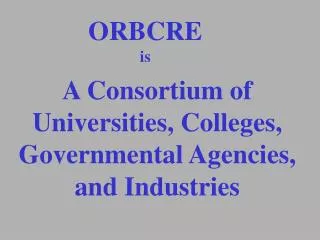 ORBCRE is