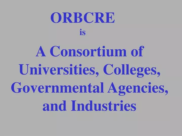 orbcre is