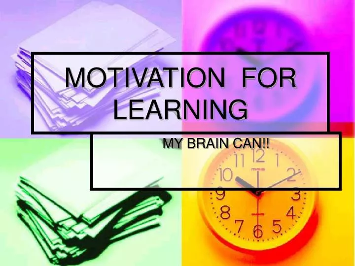 motivation for learning