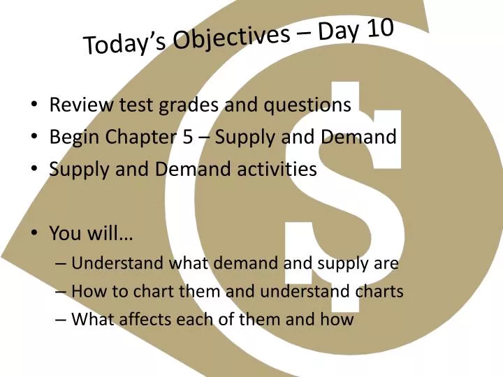 today s objectives day 10