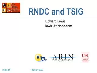 RNDC and TSIG