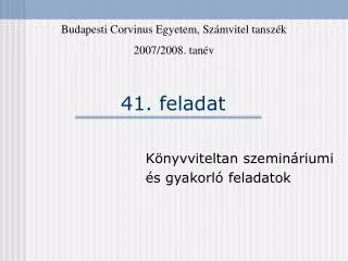 41 feladat