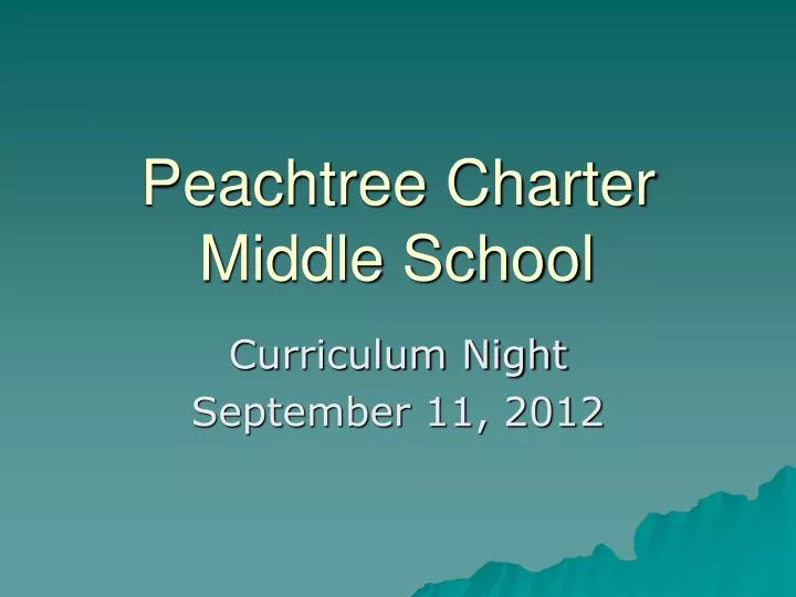 peachtree charter middle school