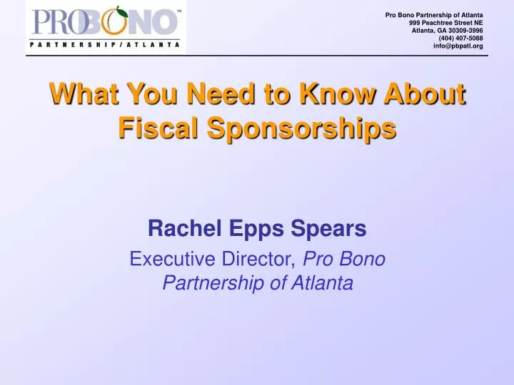 what you need to know about fiscal sponsorships